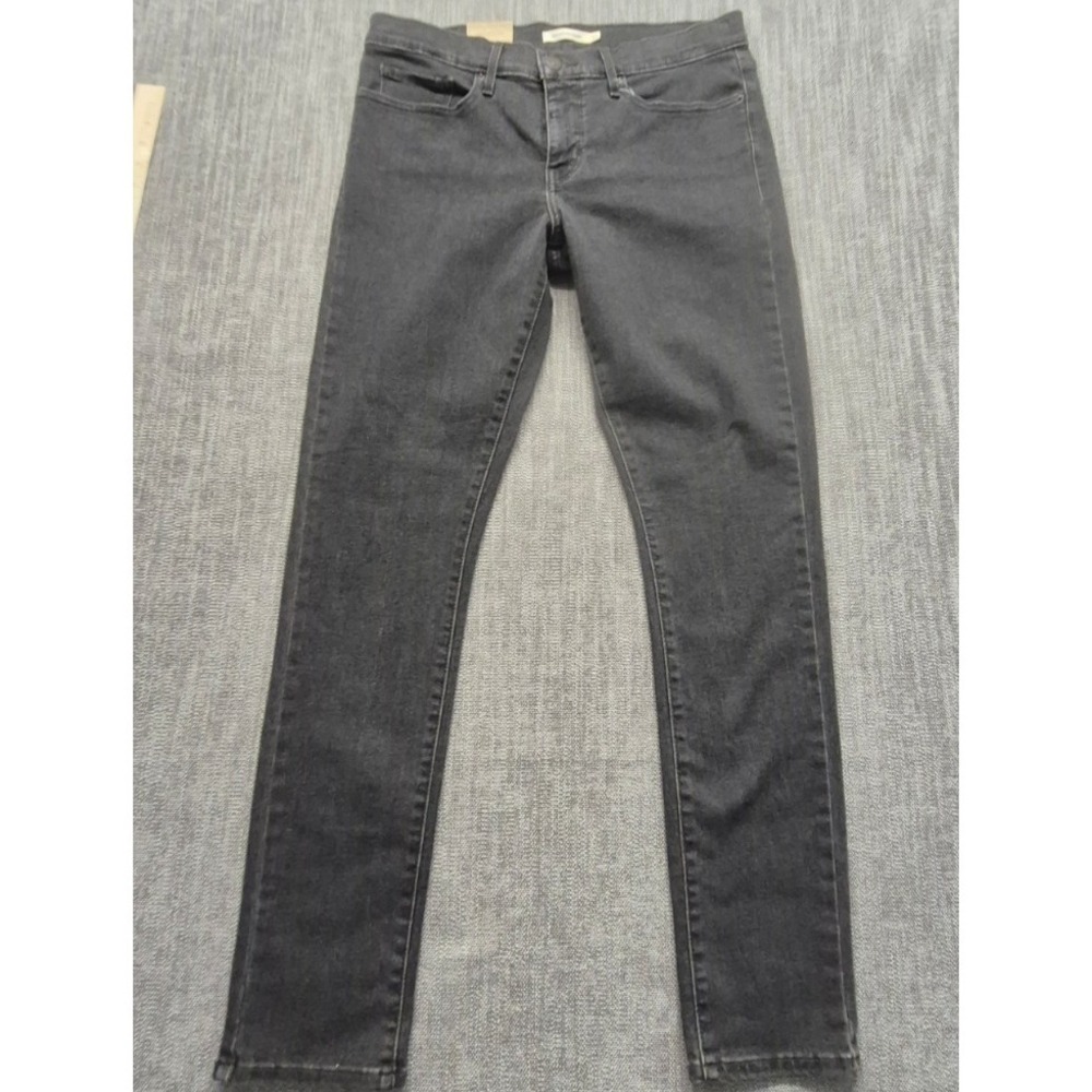 NWT Levis 311 women's faded black shaping skinny denim jeans 12S 31x30 midrise